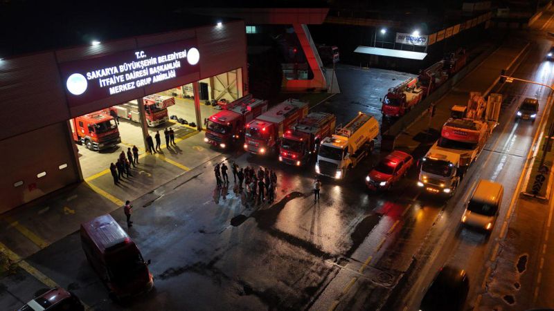Manisa’daki orman yangınına Sakarya’dan destek