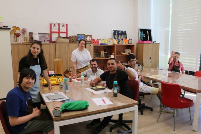 Engelsiz hobi atölyelerinde yaz dönemi başladı