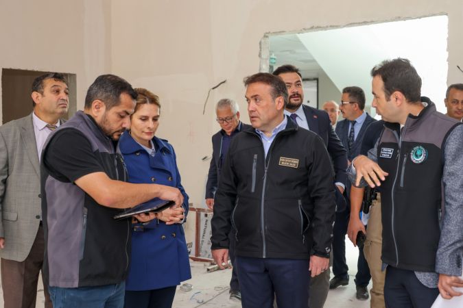 Bilecik’e Değer Katacak Yeni Valilik Hizmet Binasında İnceleme