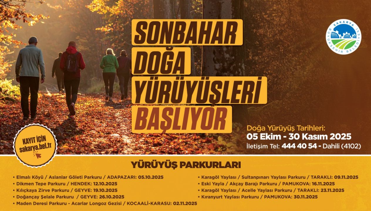 Doğa tutkunları Büyükşehir’le yürüyüşlere başlıyor