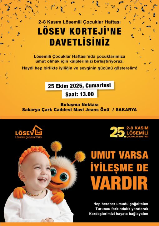 LÖSEV Sakarya Korteji'ne Davetlisiniz!