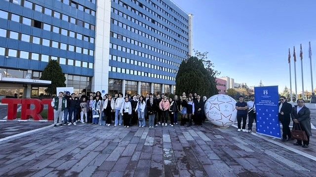 SUBÜ öğrencilerinden TRT’ye teknik gezi