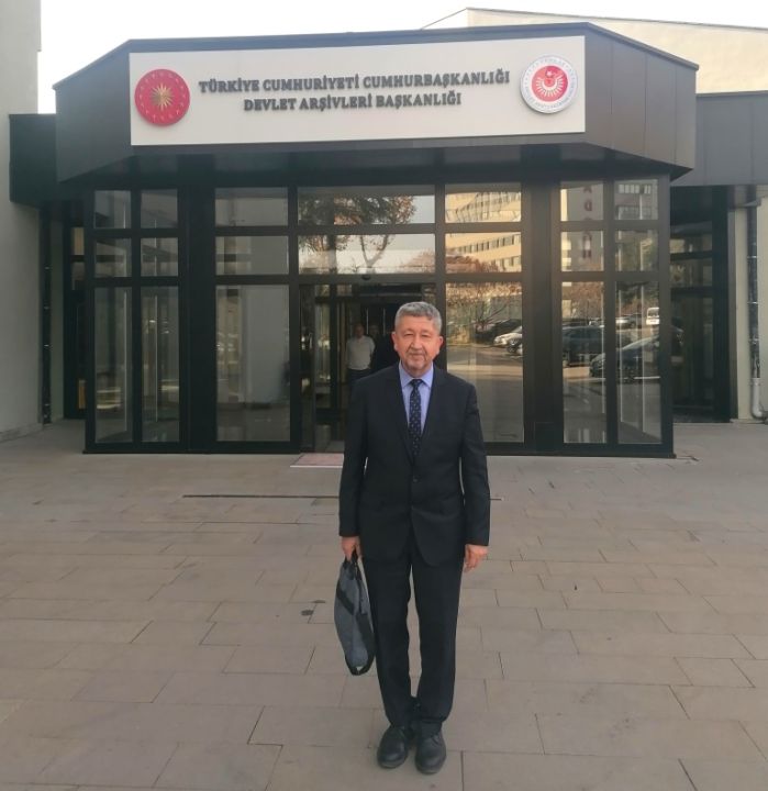 Rıdvan Şükür, yeni kitap çalışmaları için Devlet arşivleri başkanlığını ziyaret etti 