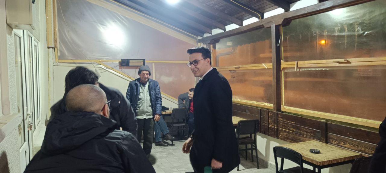 Kaymakam Kara yılbaşı gecesi kurum çalışanlarını ziyaret etti