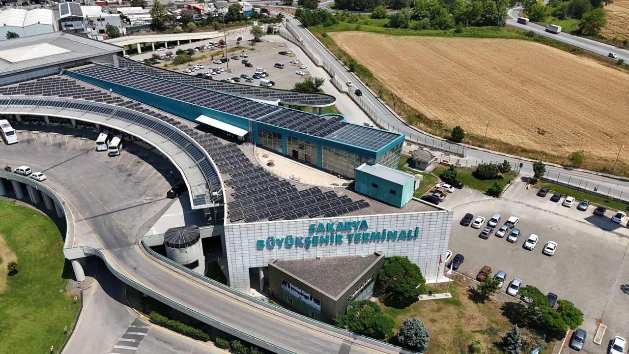 Terminal GES hizmet binalarına elektrik üretiyor