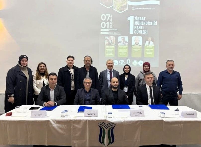 Ziraat mühendisleri SUBÜ öğrencileriyle buluştu