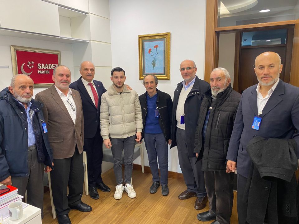 Saadet Partisi Kaynarca İlçe Başkanlığından Ankara Çıkartması