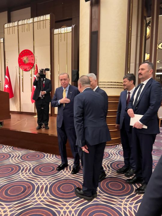 Cumhurbaşkanı Recep Tayyip Erdoğan’dan Uluslararası Esnaf Birliği’ne “Hayırlı Olsun” Mesajı.