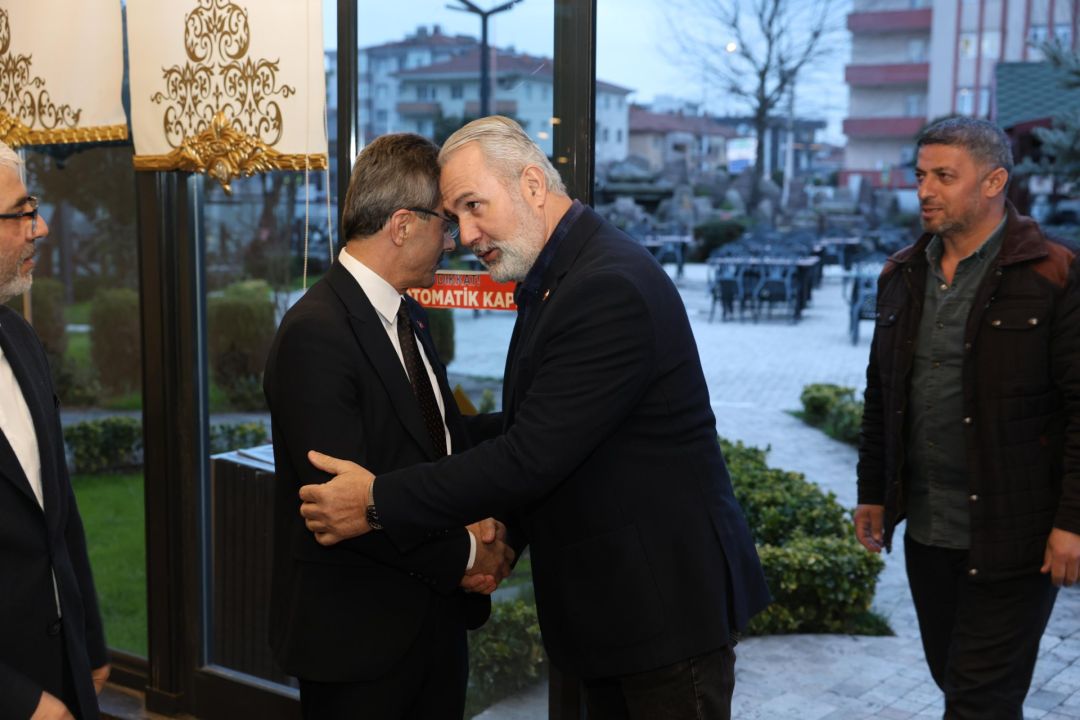 BAŞKAN ŞENOL DİNÇ İLÇE PROTOKOLÜNÜ MİSAFİR ETTİ