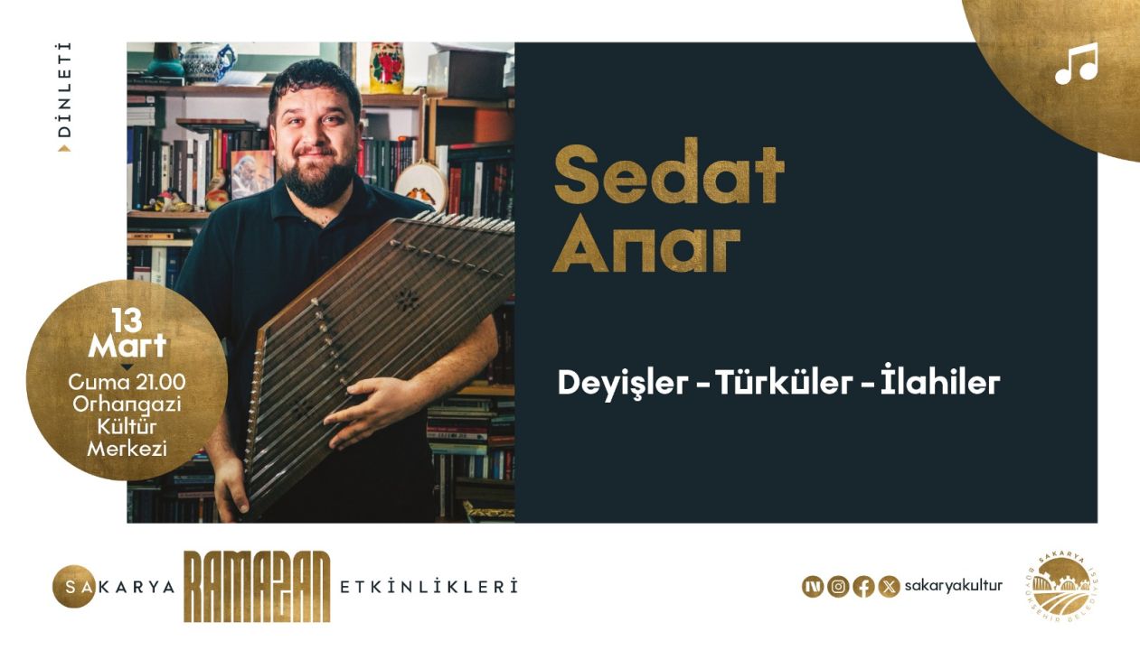 Ramazan takvimine Sedat Anar dinletisi ve film gösterimiyle final