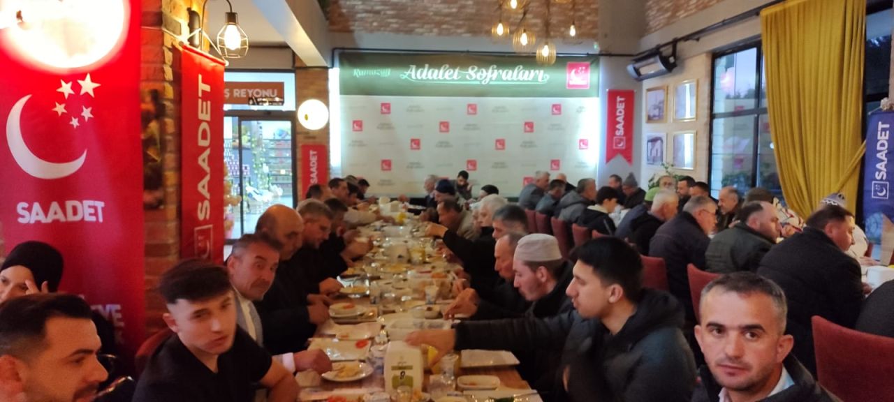 Saadet Partisi Sakarya Teşkilatı’ndan “Adalet Sofraları” ile Gönül Köprüsü
