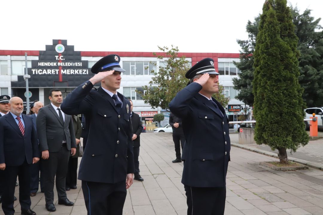 HENDEK’TE TÜRK POLİS TEŞKİLATININ 181. YILI TÖRENLE KUTLANDI