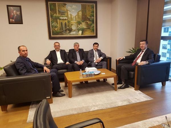Ak Parti Hendek İlçe Başkanı Ali Kemal Sofu Ankara ziyareti