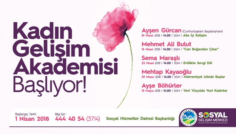 Kadın Gelişim Akademisi başlıyor