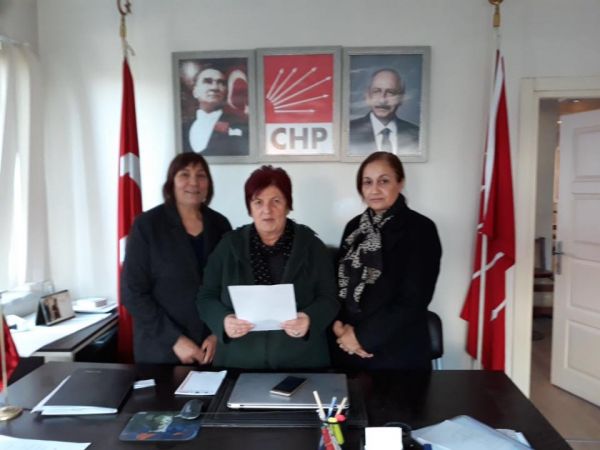 CHP Hendek Kadın Kollarından TBMM'de Kadınlara yönelik davranışa protesto :