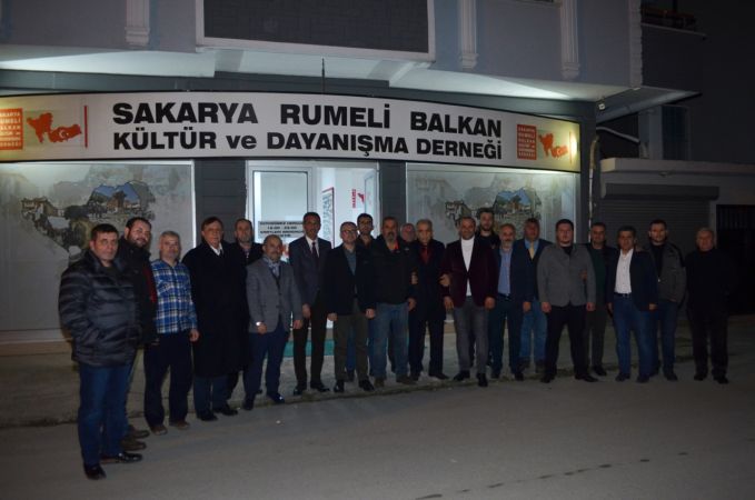 SAMSUNSPOR KULÜP  BAŞKANI RUMELİ BALKAN DERNEĞİ'NDE