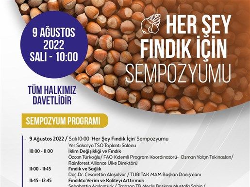  Dünya Fındık Haftası'nda SATSO'dan “Her Şey Fındık İçin” Sempozyumu