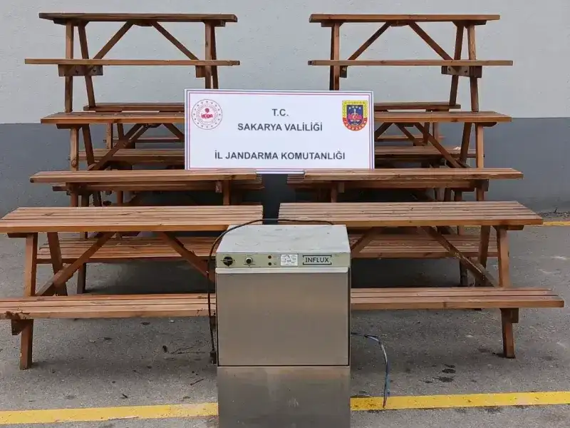 Akyazı'da Tabiat parkında hırsızlık olayı 