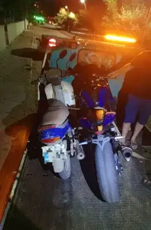 Hendek Gençlik Merkezi bölgesi denetimlerinde 3 motorsiklet tafikten men edildi