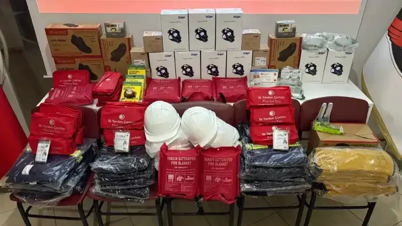 AKUT Vakfı’ndan SAKE’ye Yangın Müdahale Desteği