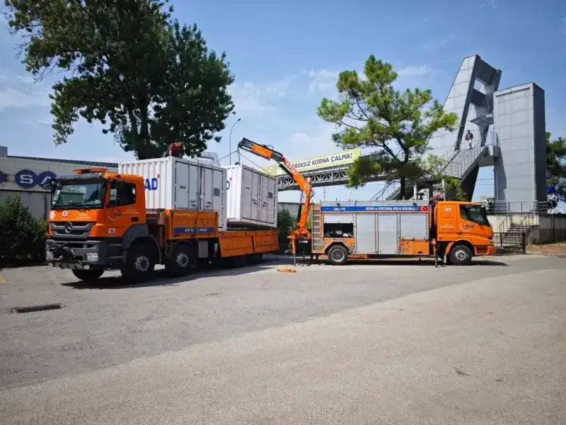 Sakarya’ya 4 Stratejik Afet Konteyneri Kuruldu