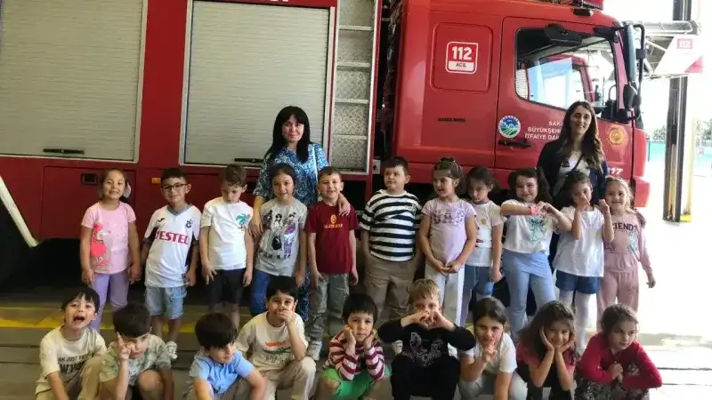 Minik yürekler, itfaiyecilikle tanıştı
