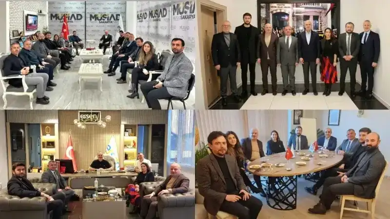 Kızılay Serdivan İlçe Başkanı Ercan Garlı ve Yönetimi protokol ziyaretlerinde bulundu