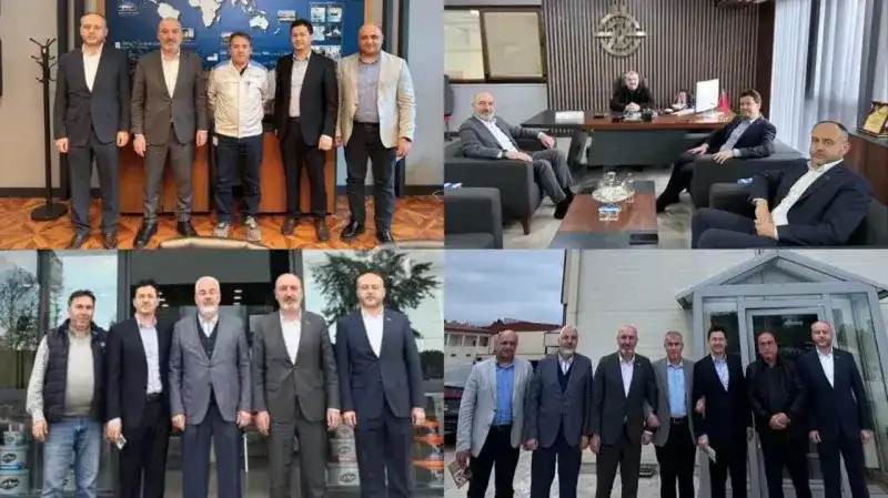 MÜSİAD Sakarya’dan Hendek’te üye ve taziye ziyaretleri;