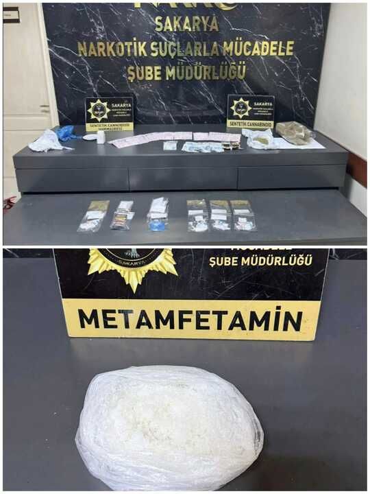 Sakarya Narkotik Suçlarla Mücadele operasyonlarında 7 gözaltı