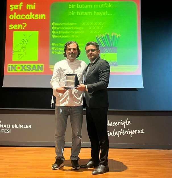 Şef Murat Aslan gastronomi öğrencileriyle buluştu