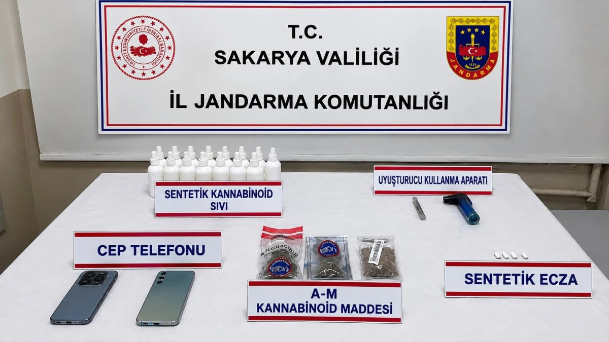 Sakarya'da uyuşturucu operasytonu 1 tutuklama