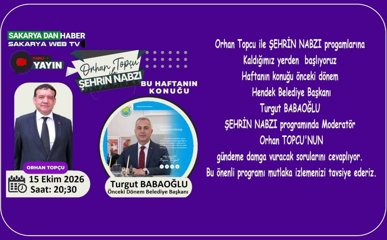 Turgut Babaoğlu Moderatör Orhan Topcu'nun sorularını cevaplıyor
